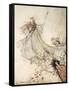 ..Fairies Away! We Shall Chide Downright, If I Longer Stay-Arthur Rackham-Framed Stretched Canvas