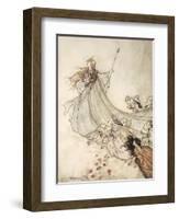 ..Fairies Away! We Shall Chide Downright, If I Longer Stay-Arthur Rackham-Framed Premium Giclee Print