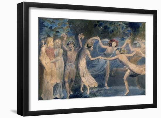 Fairies, C. 1786-William Blake-Framed Giclee Print