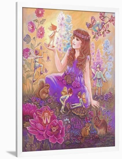 Fairies in My Garden-Judy Mastrangelo-Framed Giclee Print