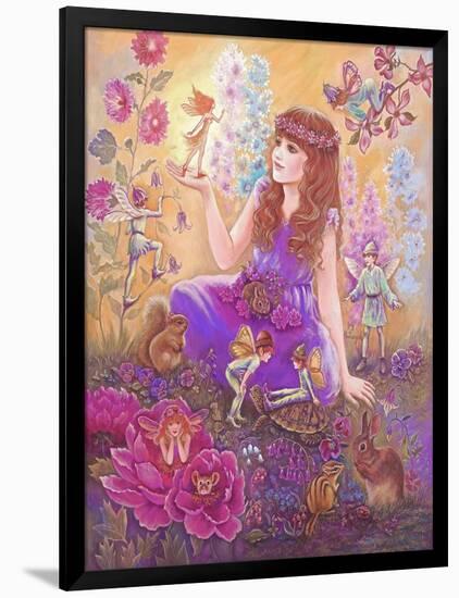 Fairies in My Garden-Judy Mastrangelo-Framed Giclee Print