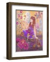 Fairies in My Garden-Judy Mastrangelo-Framed Giclee Print