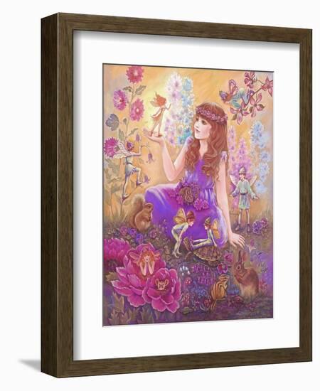 Fairies in My Garden-Judy Mastrangelo-Framed Giclee Print