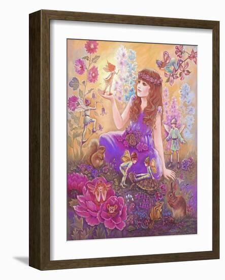 Fairies in My Garden-Judy Mastrangelo-Framed Giclee Print