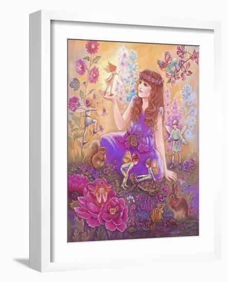 Fairies in My Garden-Judy Mastrangelo-Framed Giclee Print