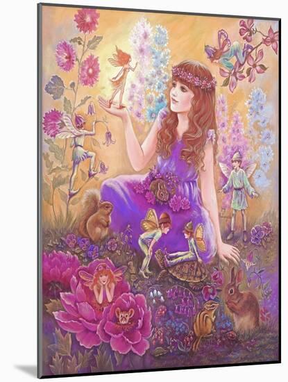 Fairies in My Garden-Judy Mastrangelo-Mounted Giclee Print