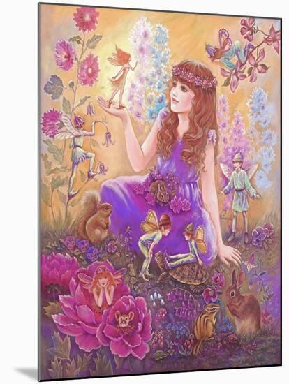 Fairies in My Garden-Judy Mastrangelo-Mounted Giclee Print