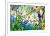 Fairies in the Garden-Jose Ortiz-Framed Giclee Print