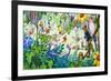 Fairies in the Garden-Jose Ortiz-Framed Giclee Print