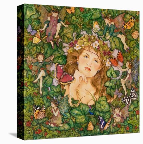 Fairies in the Ivy-Linda Ravenscroft-Stretched Canvas