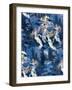 Fairies in the Moonlight, French Textile-Science Source-Framed Giclee Print