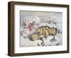 Fairies in the Snow-John Anster Fitzgerald-Framed Premium Giclee Print