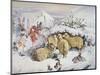 Fairies in the Snow-John Anster Fitzgerald-Mounted Premium Giclee Print