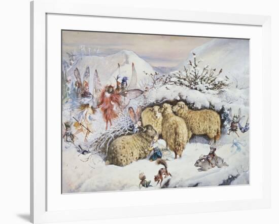 Fairies in the Snow-John Anster Fitzgerald-Framed Giclee Print