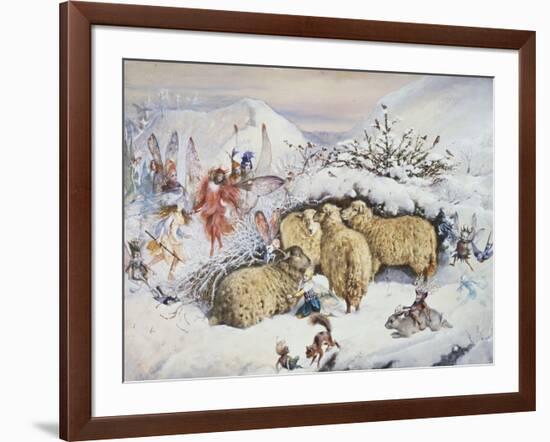 Fairies in the Snow-John Anster Fitzgerald-Framed Giclee Print