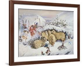 Fairies in the Snow-John Anster Fitzgerald-Framed Giclee Print