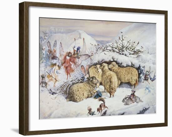 Fairies in the Snow-John Anster Fitzgerald-Framed Giclee Print