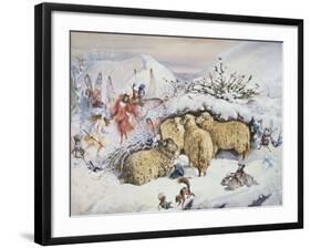 Fairies in the Snow-John Anster Fitzgerald-Framed Giclee Print