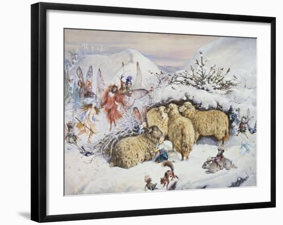 Fairies in the Snow-John Anster Fitzgerald-Framed Giclee Print