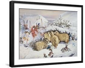 Fairies in the Snow-John Anster Fitzgerald-Framed Giclee Print