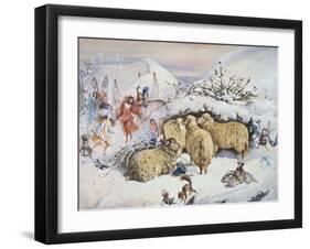 Fairies in the Snow-John Anster Fitzgerald-Framed Giclee Print