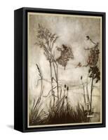 Fairies, Kensington Gdns-Arthur Rackham-Framed Stretched Canvas