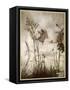 Fairies, Kensington Gdns-Arthur Rackham-Framed Stretched Canvas