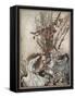 Fairies Never Say We Feel Happy , What They Say is We Fell Dancey , from Peter Pan in Kensington Ga-Arthur Rackham-Framed Stretched Canvas