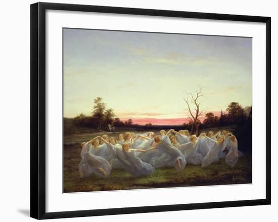 Fairies of the Meadow, 1850-Nils Blommer-Framed Giclee Print