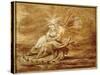 Fairies on a Shell (W/C)-Sir Joseph Noel Paton-Stretched Canvas