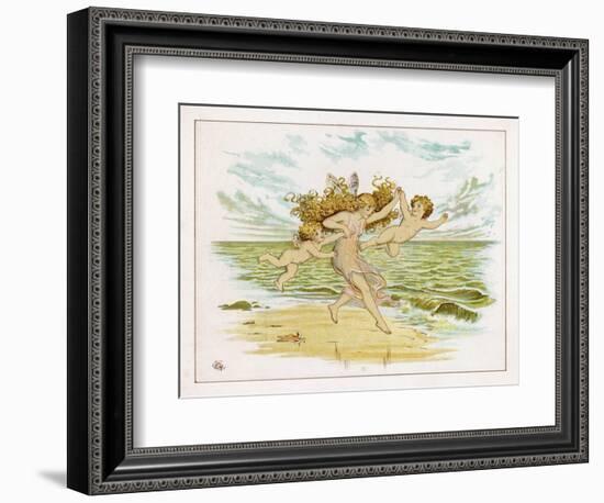 Fairies on Beach-Emily Gertrude Thomson-Framed Art Print