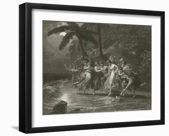 Fairies on the Sea Shore-null-Framed Giclee Print