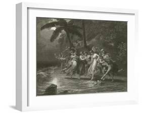 Fairies on the Sea Shore-null-Framed Giclee Print