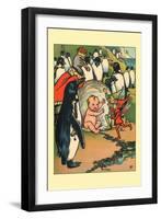 Fairies, Penguins and a Baby-Rosa C. Petherick-Framed Art Print