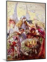 Fairies with Birds (W/C)-John Anster Fitzgerald-Mounted Giclee Print