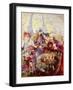 Fairies with Birds (W/C)-John Anster Fitzgerald-Framed Giclee Print