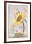 Fairies with Sunflower-null-Framed Art Print