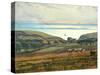 Fairlight Downs, Sunlight on the Sea-William Holman Hunt-Stretched Canvas