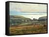 Fairlight Downs, Sunlight on the Sea-William Holman Hunt-Framed Stretched Canvas