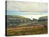 Fairlight Downs, Sunlight on the Sea-William Holman Hunt-Stretched Canvas