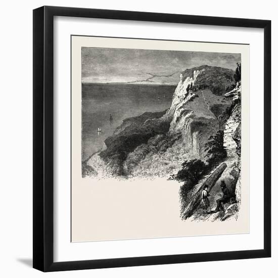 Fairlight Glen, the South Coast, UK, 19th Century-null-Framed Giclee Print