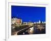 Fairmont Empress Hotel and Parliament Building, James Bay Inner Harbour, Victoria-Christian Kober-Framed Photographic Print