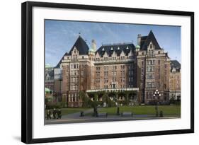 Fairmont Empress Hotel, Victoria, Vancouver Island, British Columbia, Canada-Walter Bibikow-Framed Photographic Print