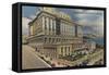 Fairmont Hotel - San Francisco, California-Lantern Press-Framed Stretched Canvas