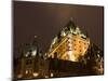 Fairmont Le Chateau Frontenac Hotel, Quebec City, Province of Quebec, Canada, North America-Snell Michael-Mounted Photographic Print