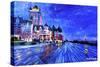 Fairmont Le Chateau Frontenac Quebec Canada By Nig-Martina Bleichner-Stretched Canvas