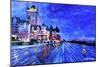 Fairmont Le Chateau Frontenac Quebec Canada By Nig-Martina Bleichner-Mounted Art Print