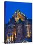 Fairmont Le Chateau Frontenac, Quebec City (UNESCO World Heritage Site), Canada-Keren Su-Stretched Canvas