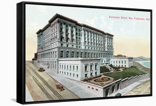 Fairmount Hotel-null-Framed Stretched Canvas