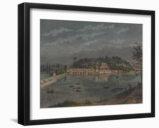 Fairmount Waterworks, Philadelphia, Pa, 1848-Augustus Kollner-Framed Giclee Print